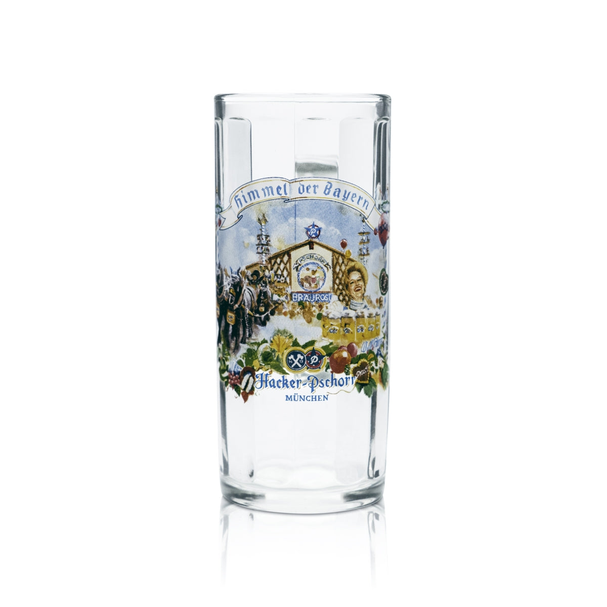 Verre Hacker Pschorr 0,5 l, chope de bière Oktoberfest édition 2000, collectionneur, amateur, Bay