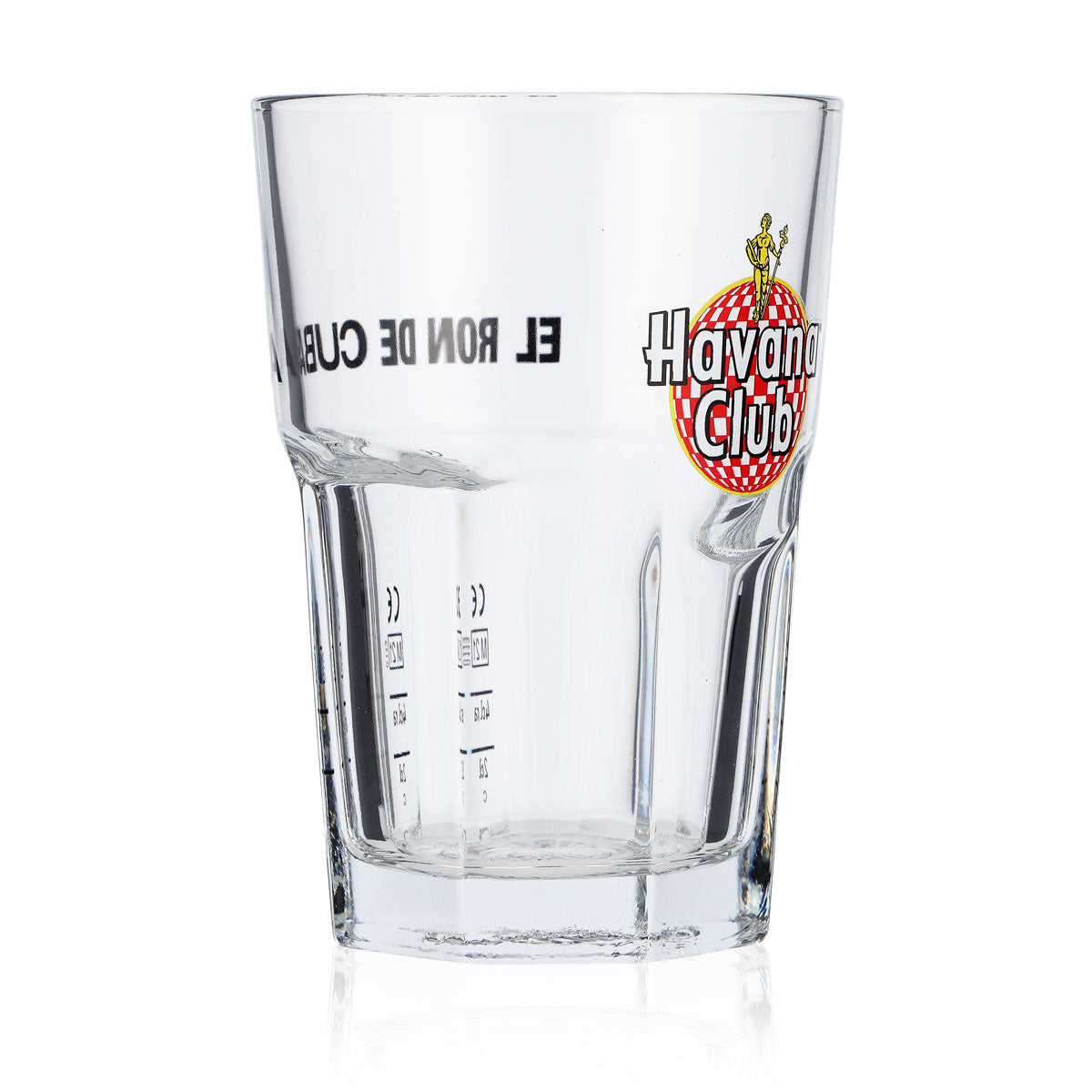 Verre à rhum Havana Club 0,34 l Verres Cocktail Tumbler Logo rouge/blanc à carreaux Rastal – Vue 2