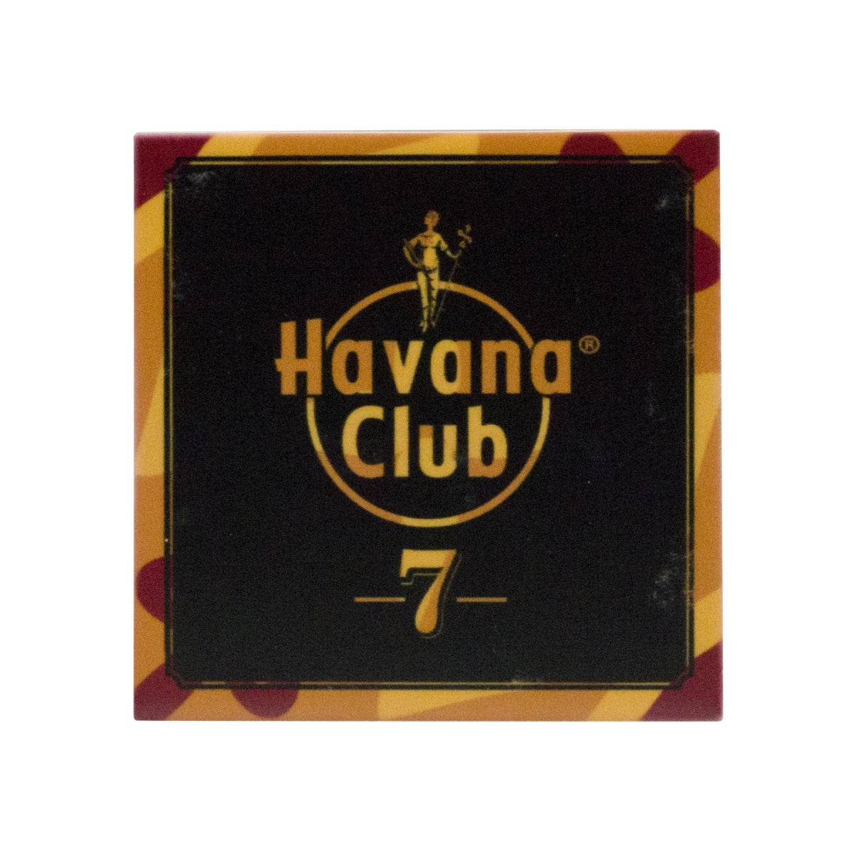 Havana Club Rum Sous-verres 10x10 Carreau Porcelaine Orange Verre Sous-verres Bar