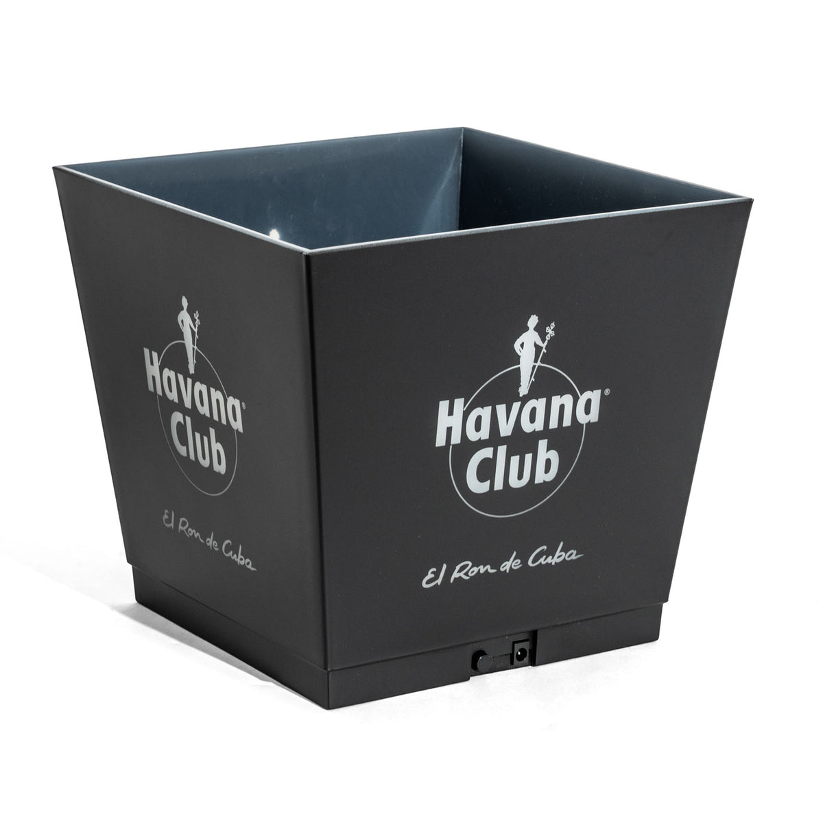 Havana Rum Cooler LED Bac à glaçons rechargeable Glacière Icecube noir 4 angles – Vue 4