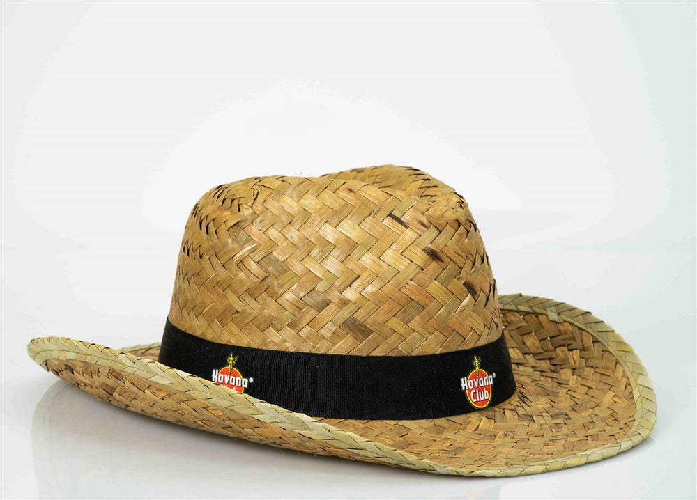 Chapeau de paille Havana Rum Casquette Straw Hat Protection solaire Festival d'été Fête