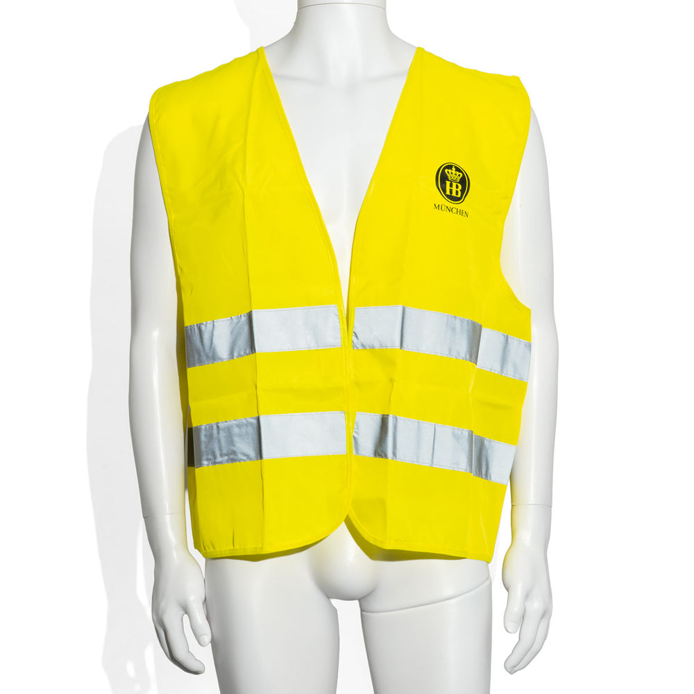 HB Munich Gilet de sécurité Gilet de sécurité Réfléchissant Jaune Taille XL