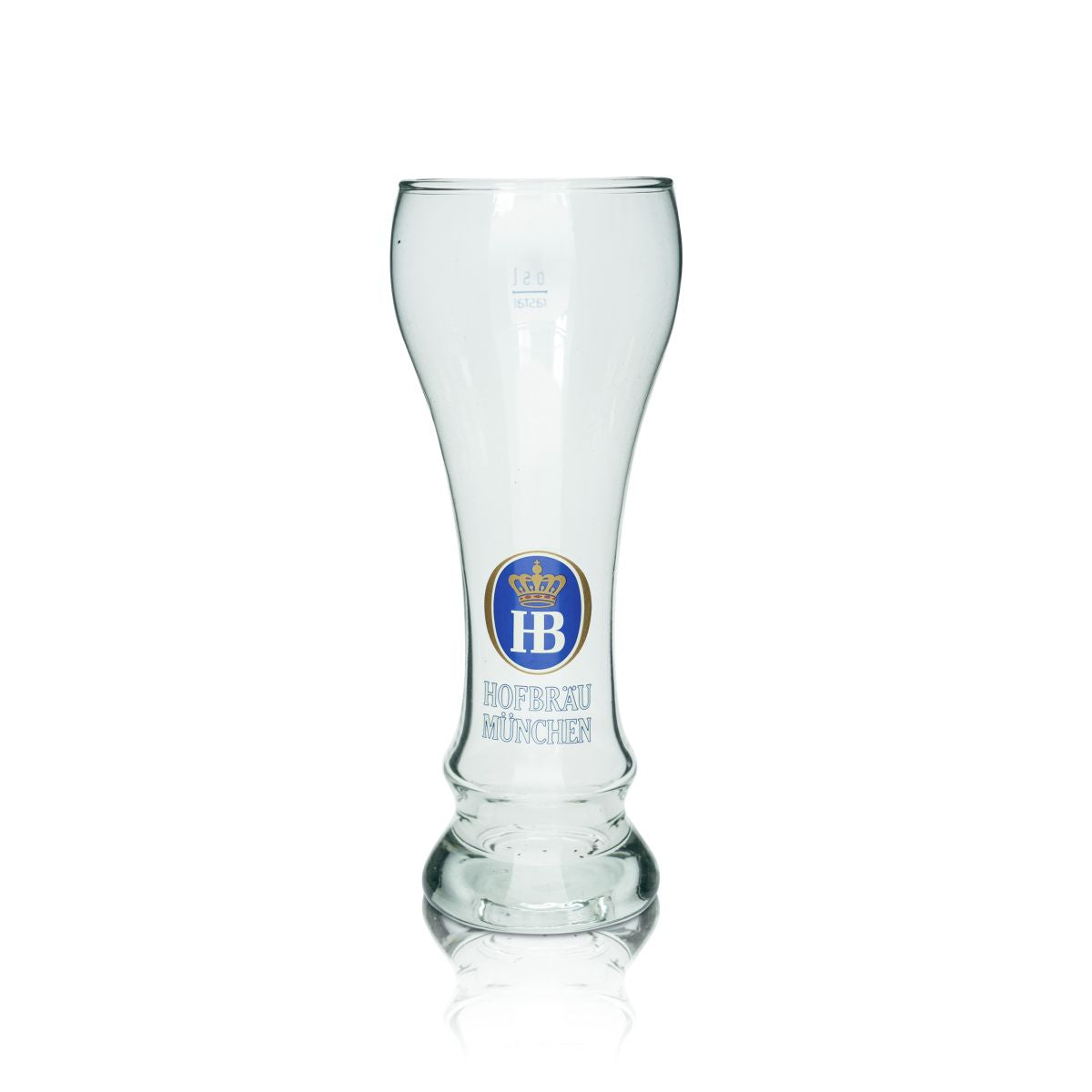 HB Munich Verre à bière blanche 0,5l Hefeweizen Verres Rare Brasserie Munich Collectionneur