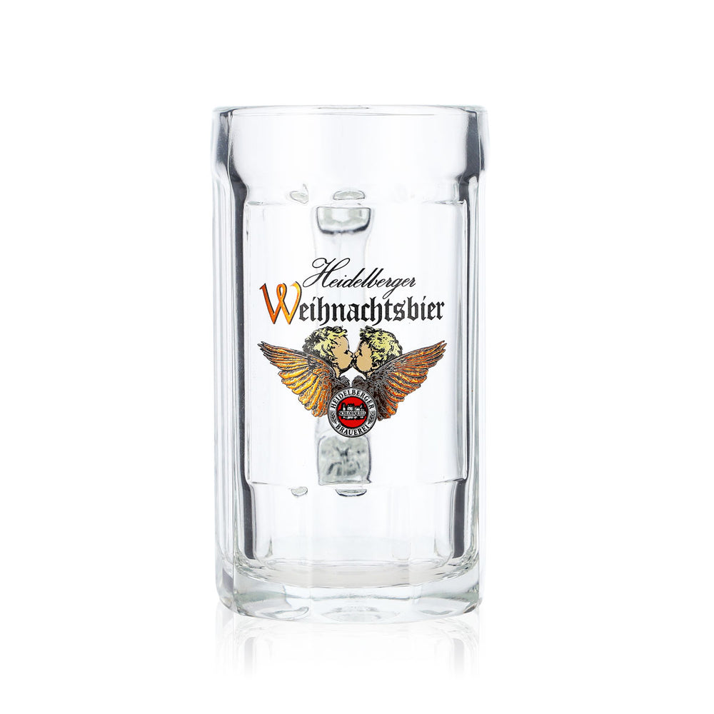 Bière de la brasserie Heidelberger Verre 0,2 l Chope « Heidelberger Weihnachtsbier » Sahm