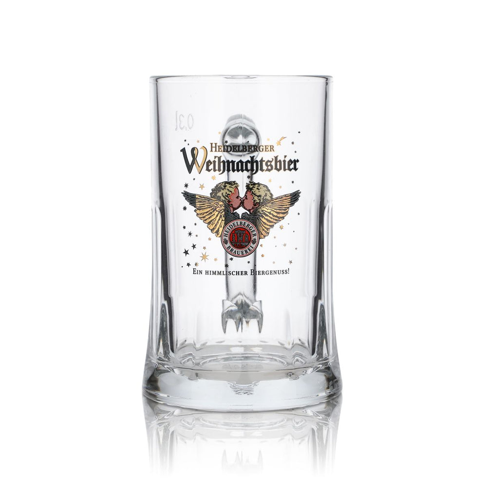 Verre de brasserie Heidelberg 0,3 l Chope de bière de Noël Verres à bière