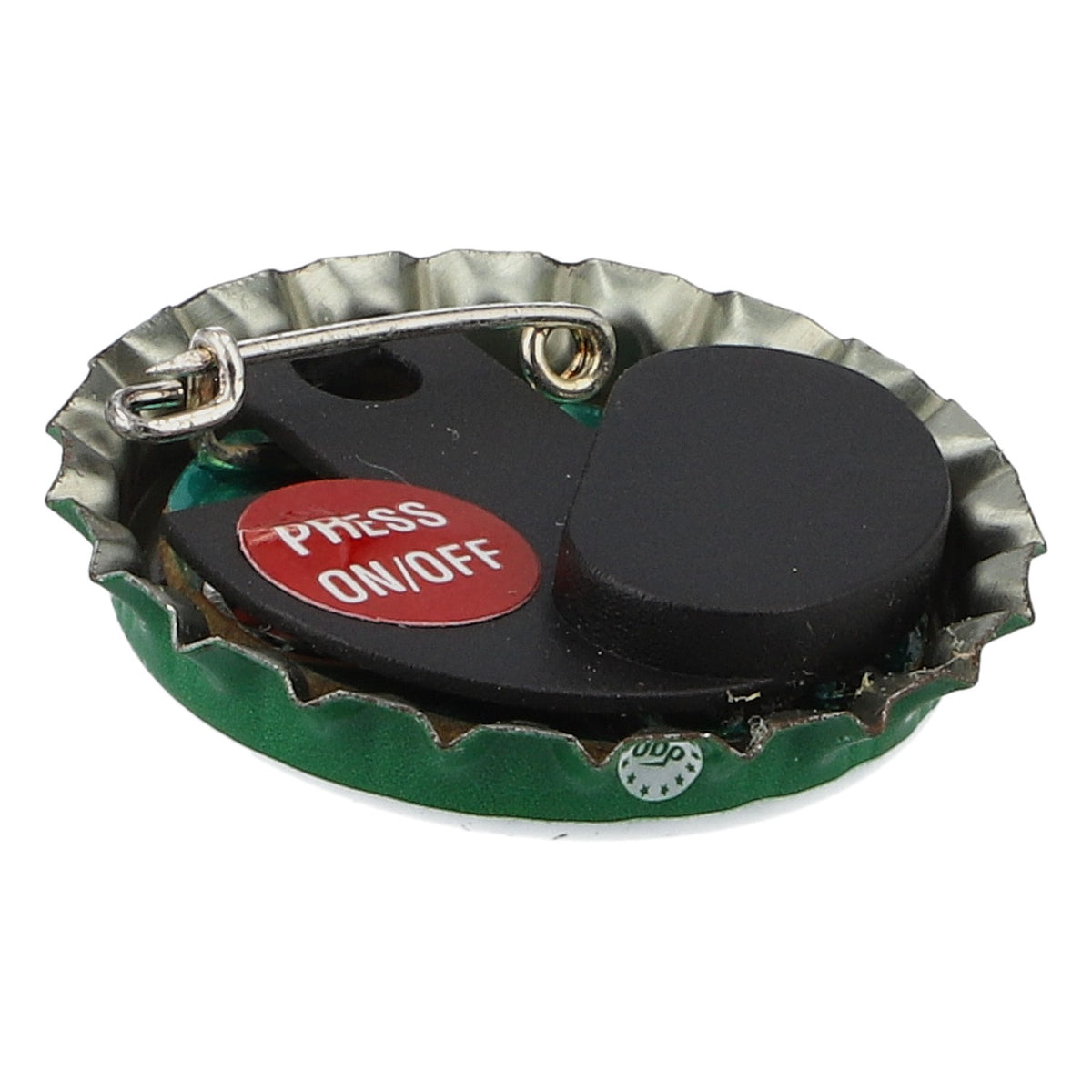 Pin's Heineken à LED en forme de capsule de bière verte - Produit dérivé pour les fans de bière – Vue 4