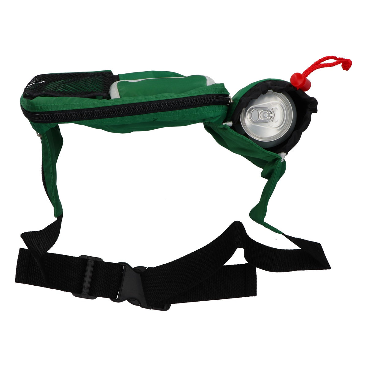 Sac banane Heineken vert avec compartiment pour canettes et bouteilles, sac de bière d'extérieur en polyester – Vue 4