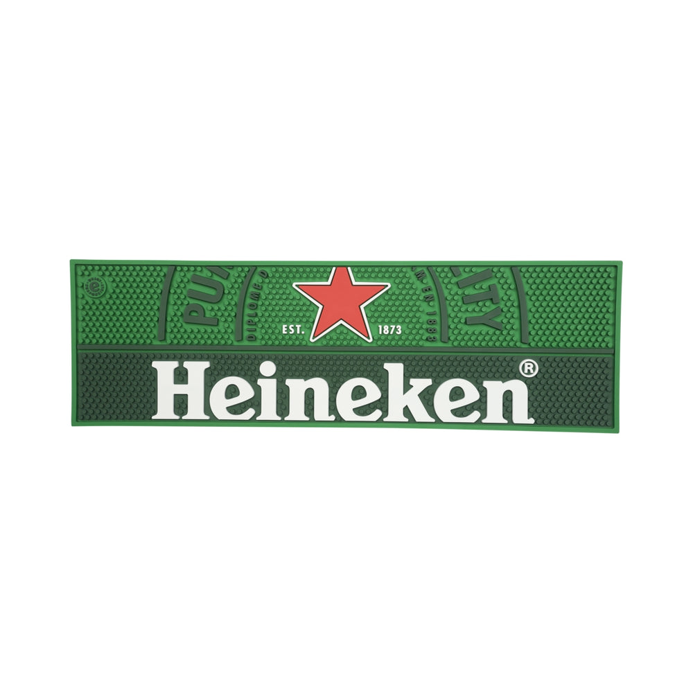 Sous-verre Heineken Accessoires de bar 59,7 x 18,3 x 1 cm Vert À picots