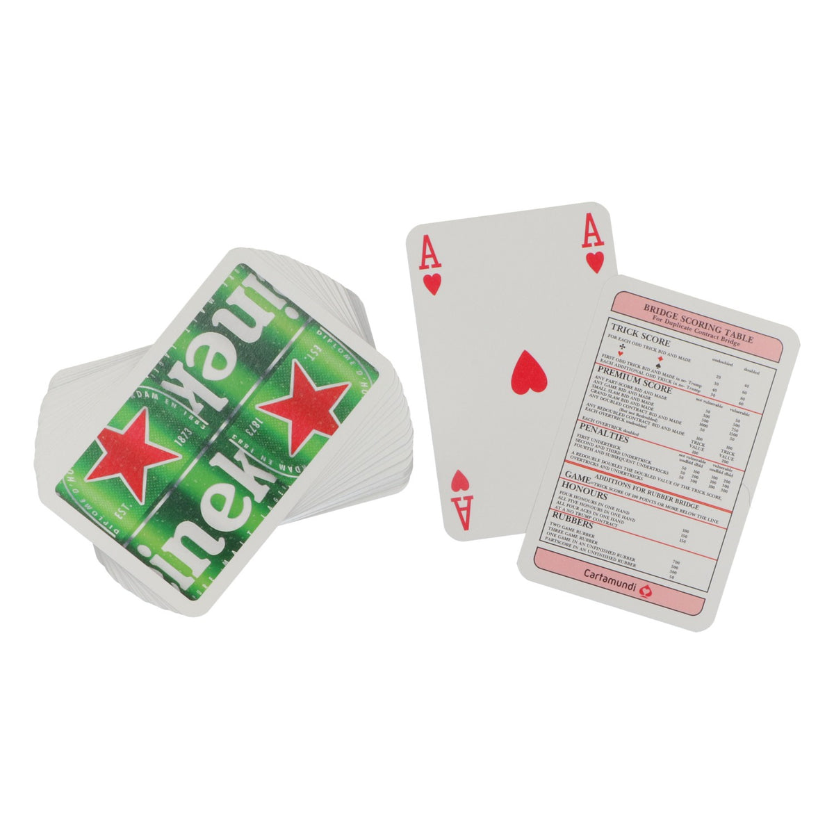 Jeu de cartes Heineken Bière Skat Soirée jeux de société Jeu de cartes français – Vue 3