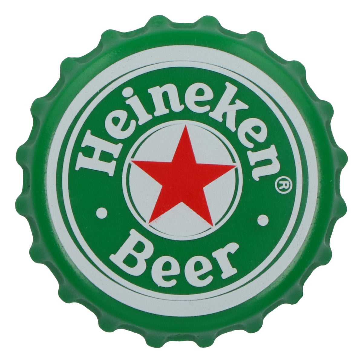 Ouvre-bouteille Heineken, pour capsules et capsules à vis, vert, en plastique et acier inoxydable – Vue 3