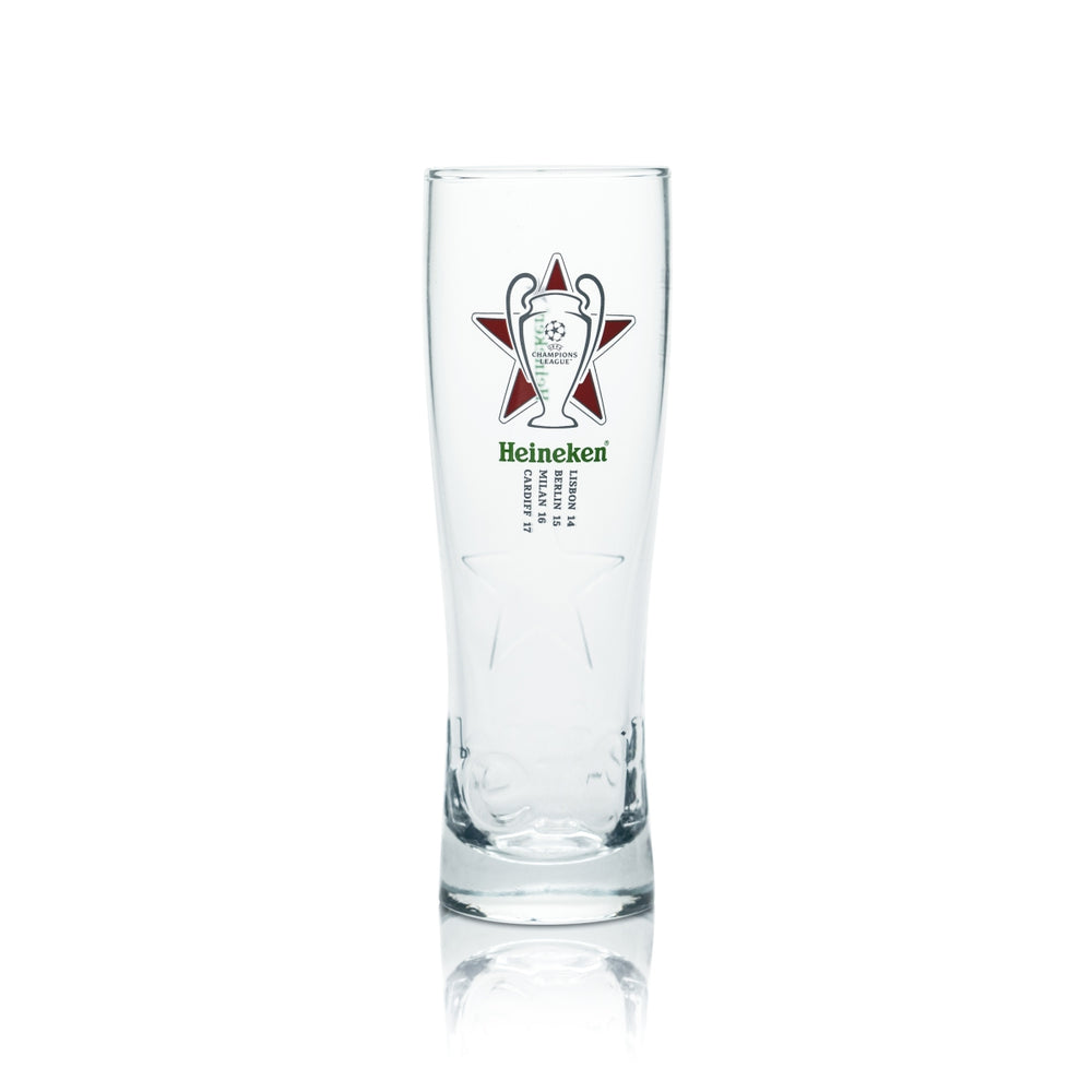 Verre Heineken Pokal 0,25 l, verres profilés, édition collector Champions League, bière