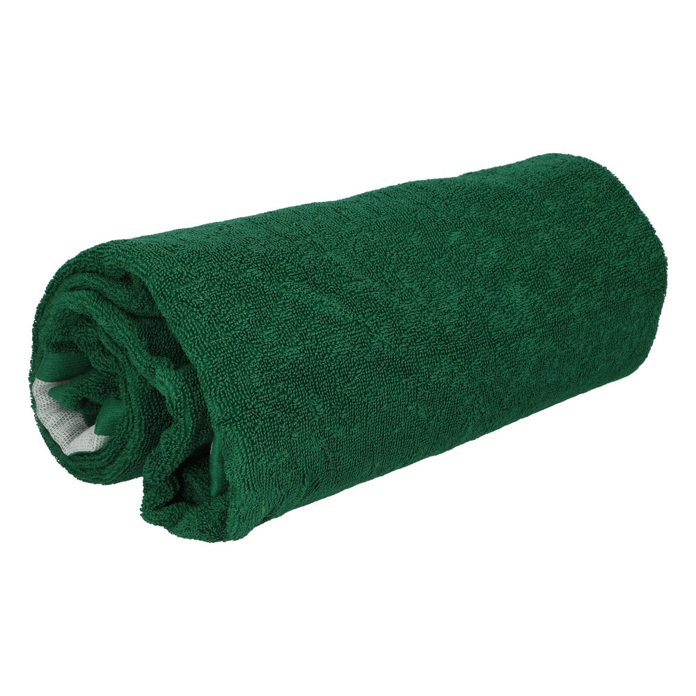 Serviette de plage Heineken 180 x 100 cm, verte et blanche, avec logo, en coton