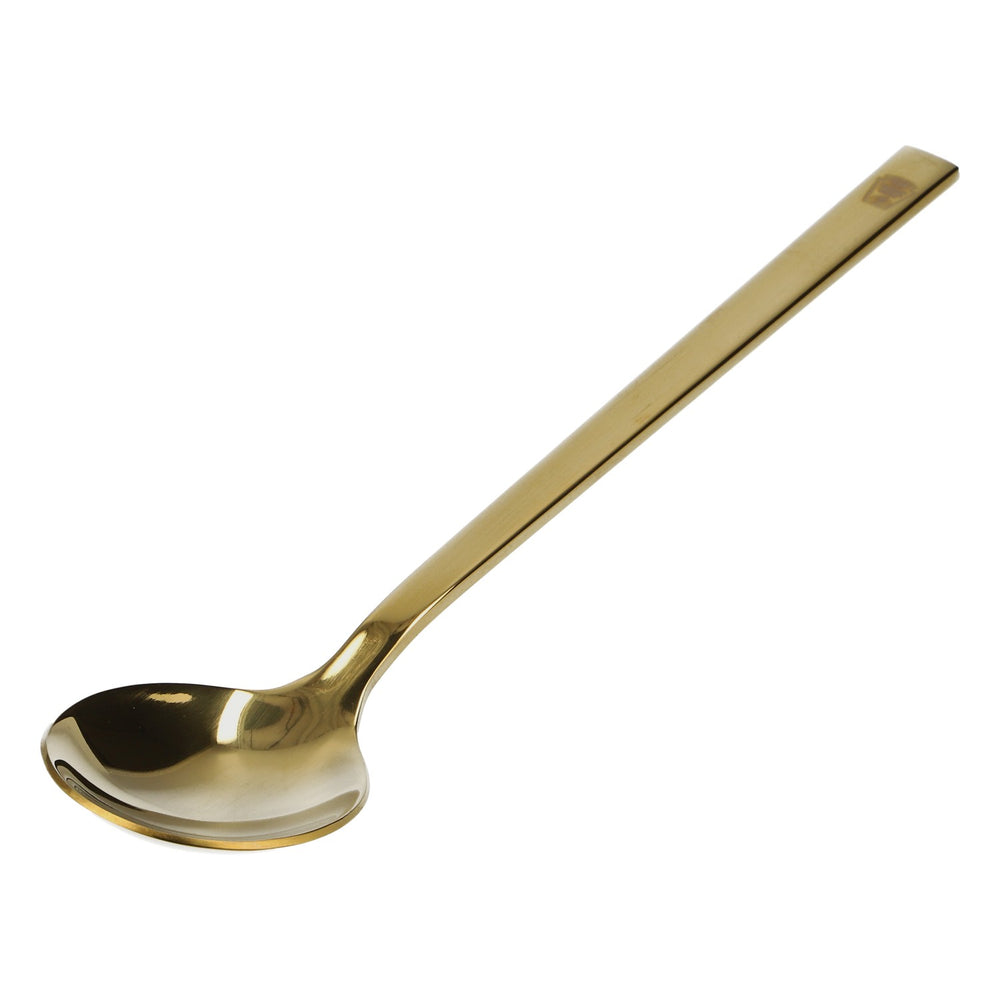 Cuillère Heinz pour aliments, ronde, avec logo Heinz gravé, couleur or, métal doré