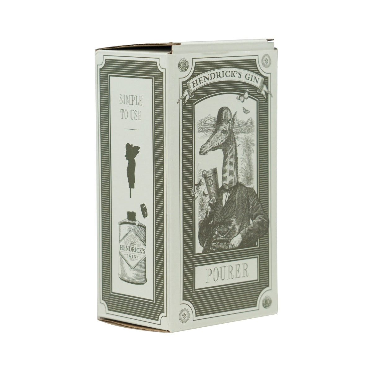 Hendricks Gin Verseur Girafe Verseur en métal pour bouteille Distributeur doseur – Vue 2