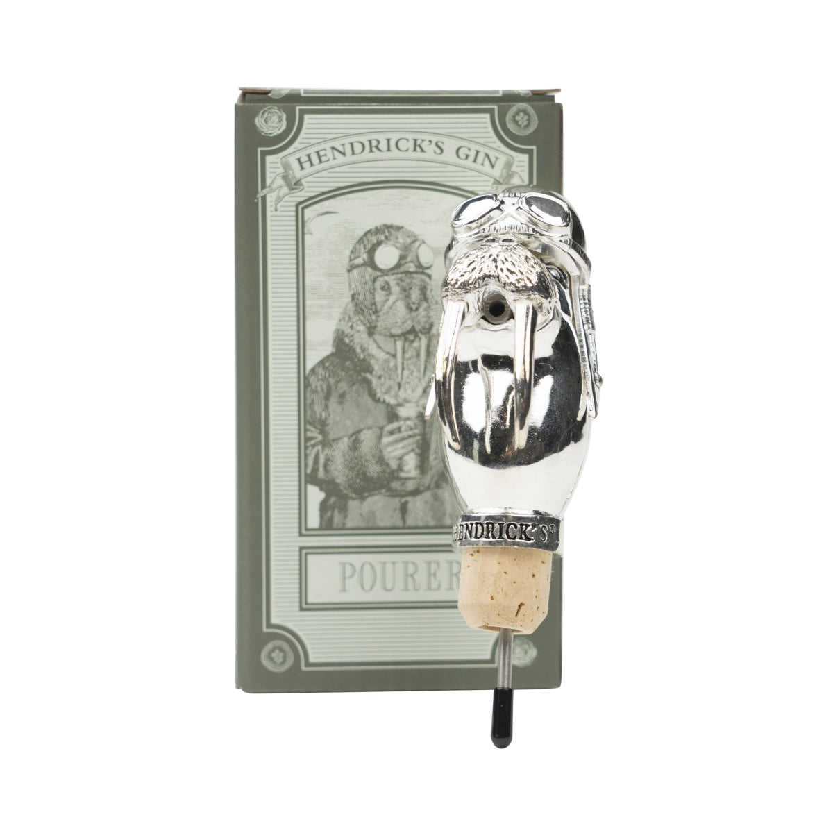 Hendricks Gin Verseur Mors de baleine en acier inoxydable Verseur pour bouteille Doseur Bar