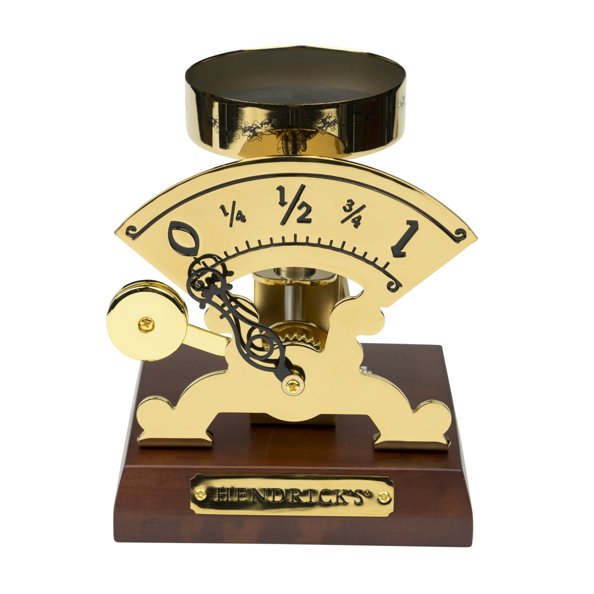 Hendricks Gin Glorifier Balance antique dorée Présentoir pour bouteille Rare – Vue 2