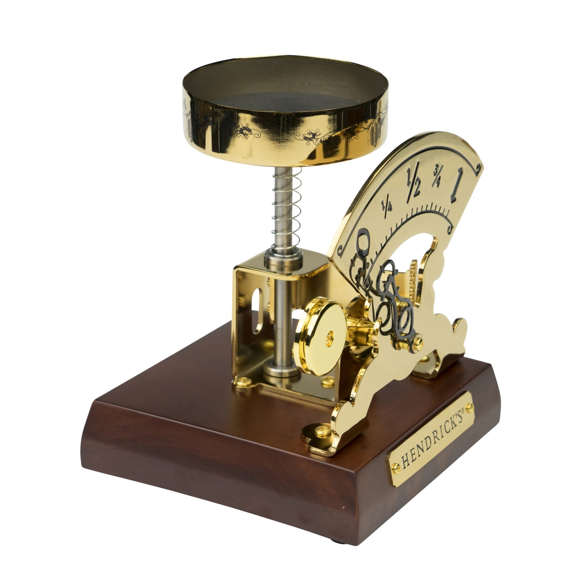 Hendricks Gin Glorifier Balance antique dorée Présentoir pour bouteille Rare – Vue 3