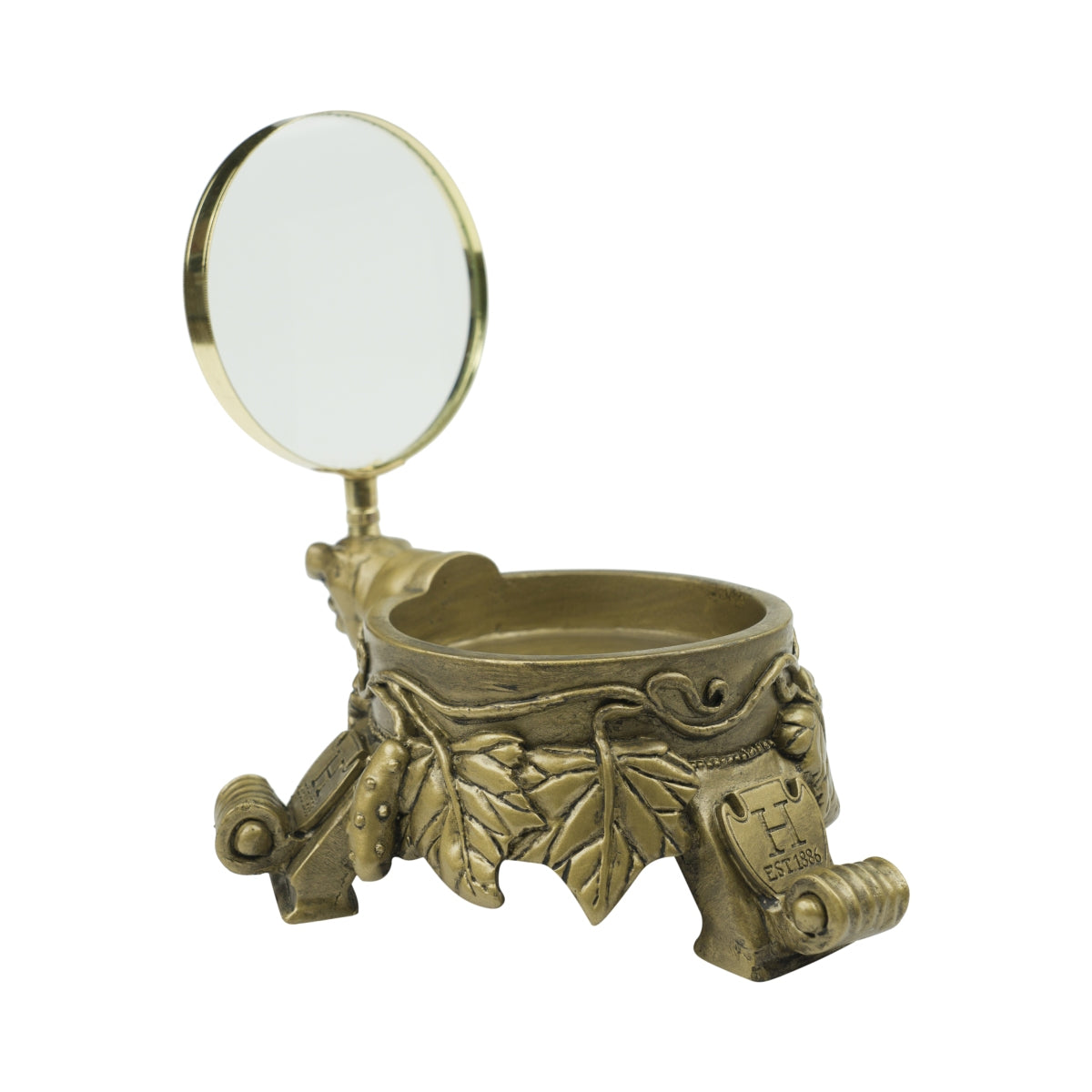 Hendricks Gin Glorifier Loupe Magnifier Gold Présentoir pour bouteilles Rare