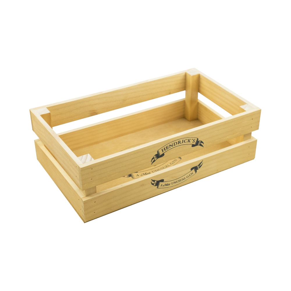 Hendricks Gin Caisse en bois Boîte en bois Porte-bouteilles Rangement Cadeau