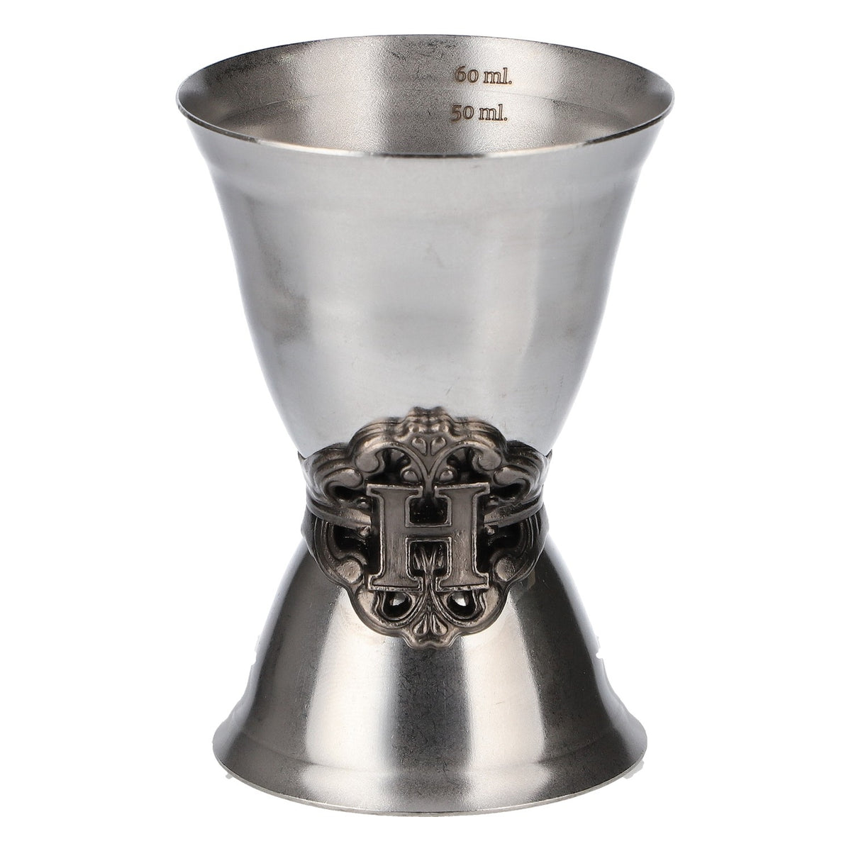 Hendricks Gin Jigger Mesure à cocktail Cuillère à portionner Accessoires de bar Argenté décoré – Vue 4