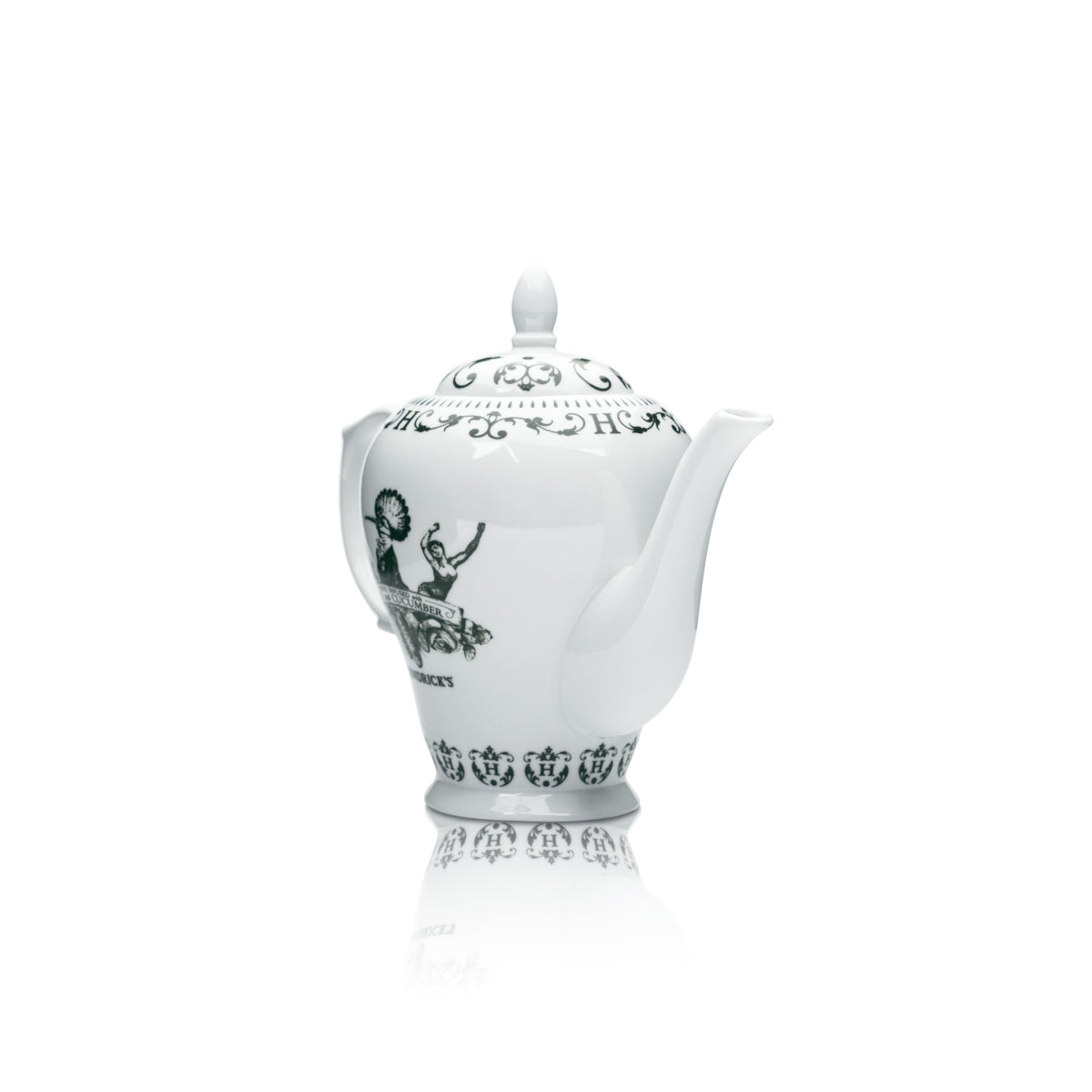 Hendricks Gin Pot 0,5 l Théière avec anse Verres Tasse Tasse à thé Anglais Grande-Bretagne – Vue 2