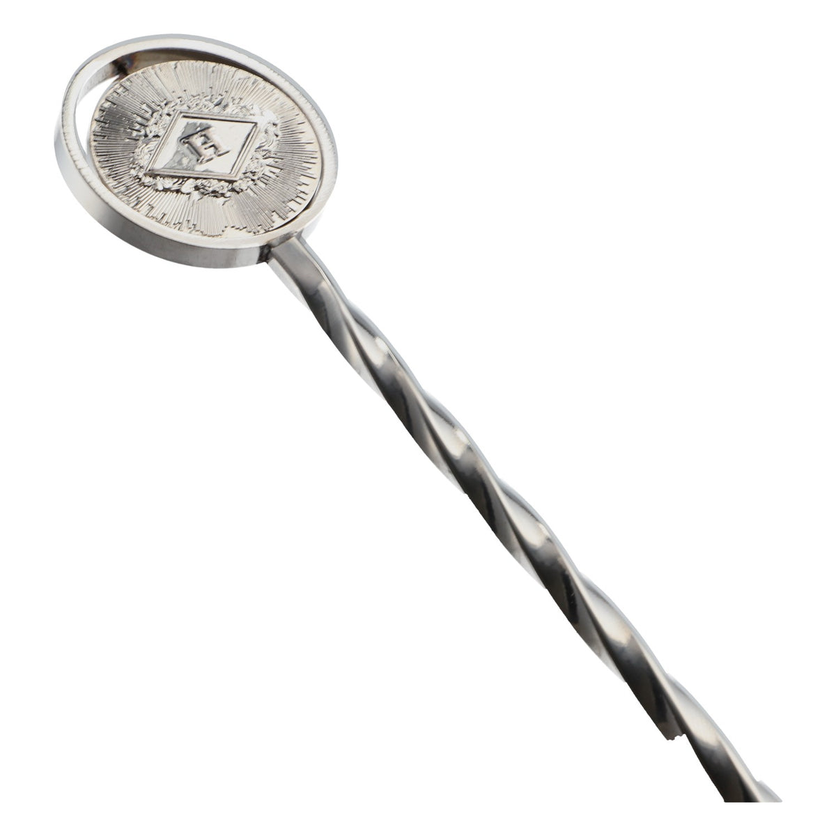 Cuillère de bar Hendricks Gin, neuve, en acier inoxydable argenté, cuillère à cocktail, bâtonnet mélangeur – Vue 3