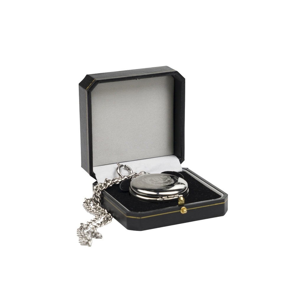 Montre de poche Hendricks Gin argent chaîne collectionneur rare coffret cadeau montre
