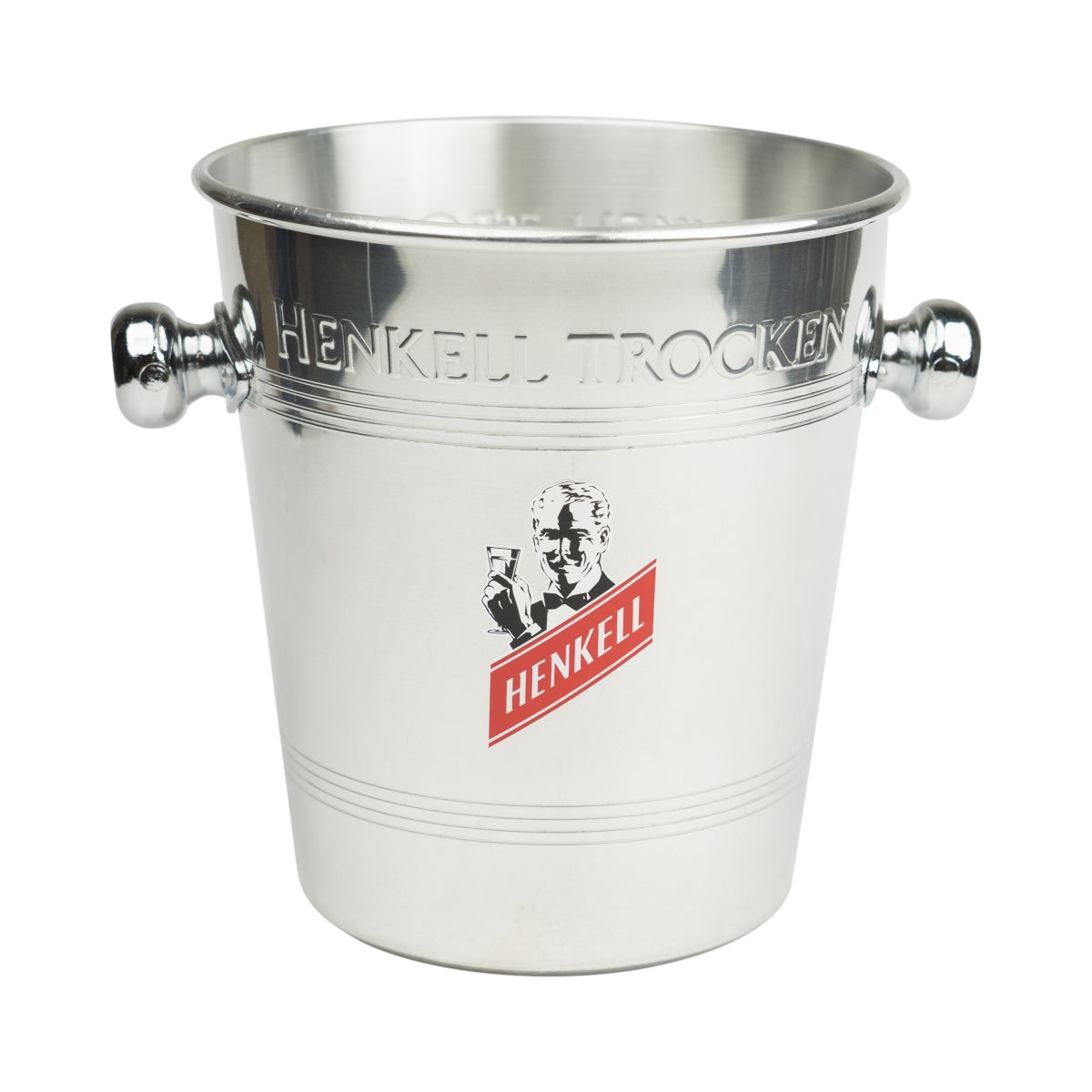 Henkel Seau à champagne sec en métal rétro avec glaçons et récipient