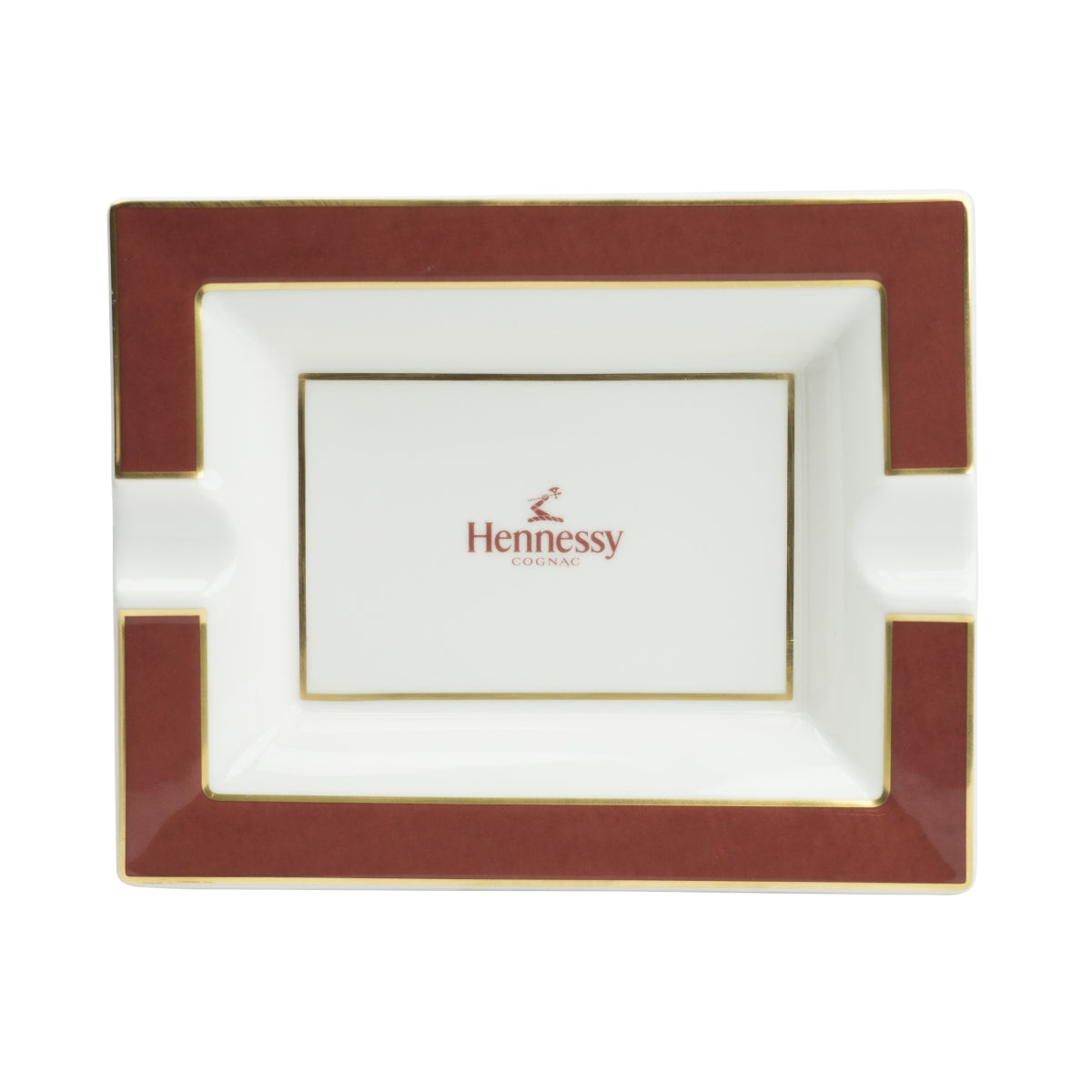 Cendrier Hennessy Cognac Villeroy & Boch Cendrier à cigares blanc brun Céramique