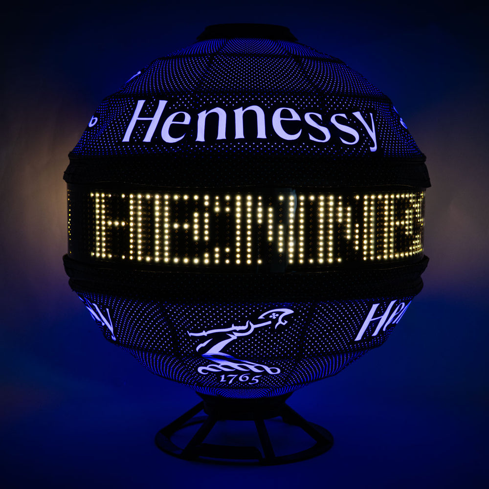 Enseigne lumineuse LED Globe Cognac Hennessy Enseigne lumineuse Lampe de bar