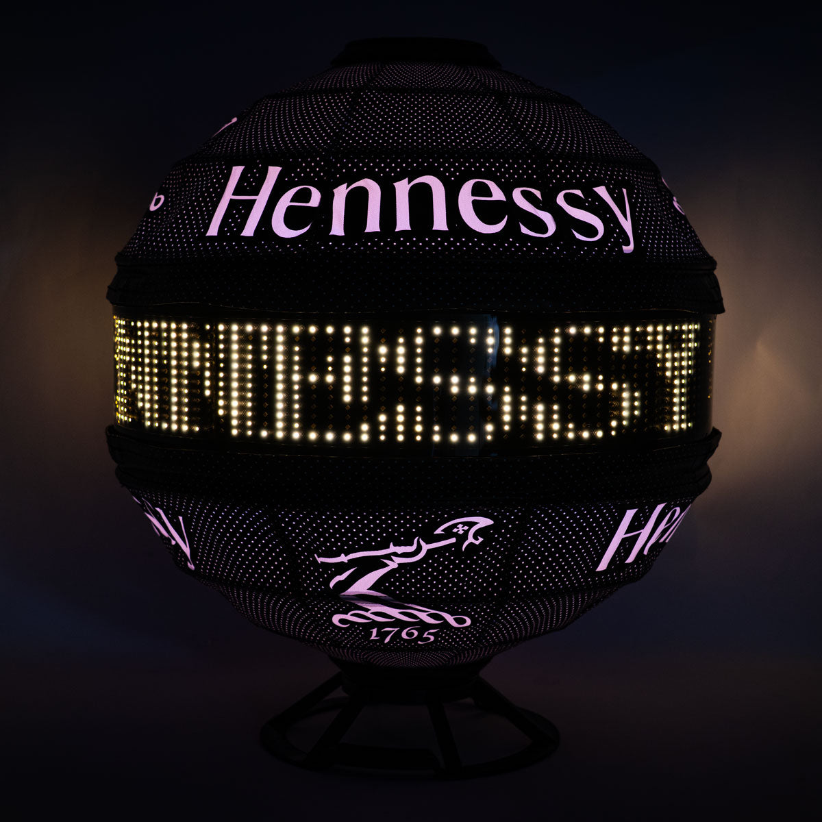 Enseigne lumineuse LED Globe Cognac Hennessy Enseigne lumineuse Lampe de bar – Vue 6