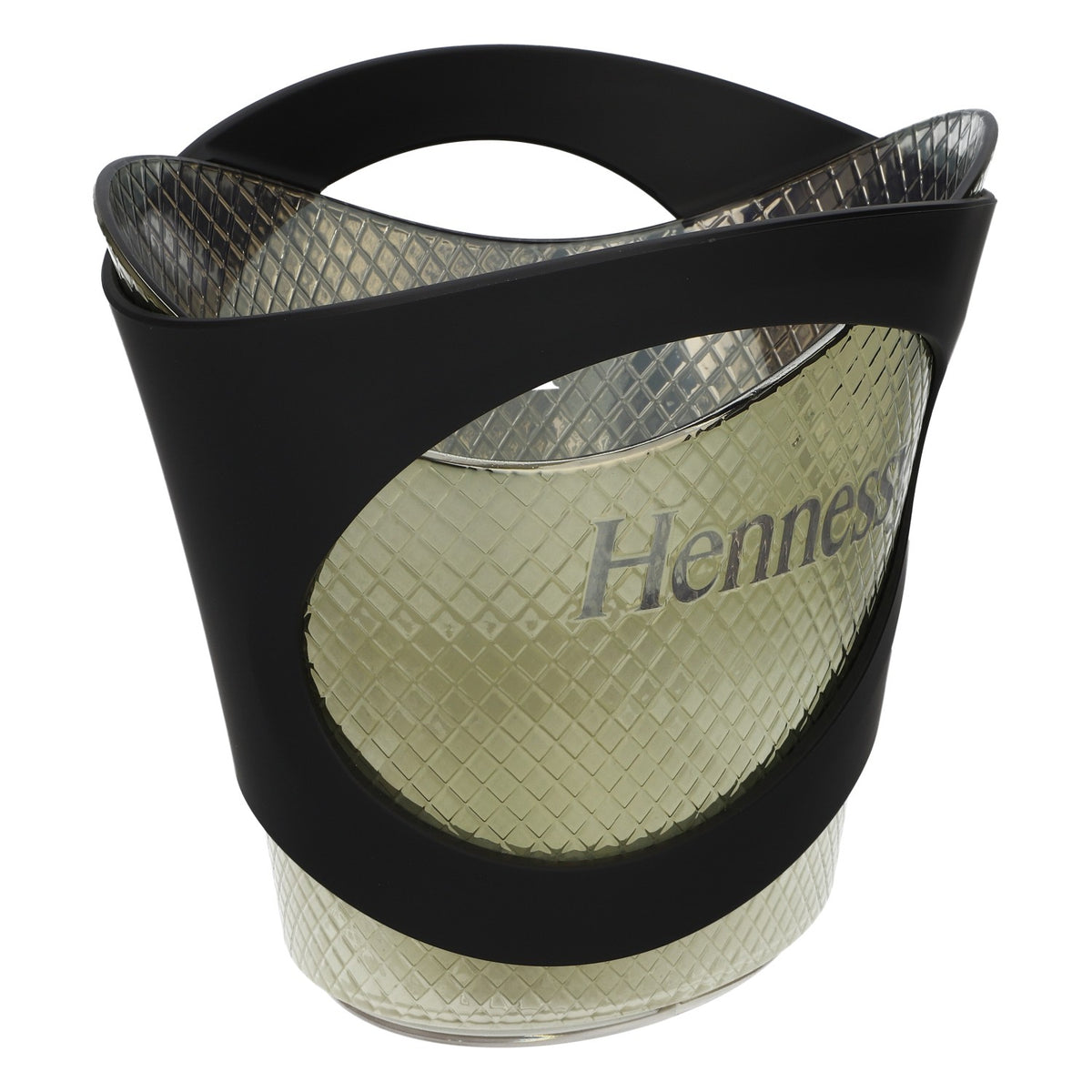 Hennessy Whiskey LED Refroidisseur Bac à glaçons Batterie rechargeable Or/Noir Grand format – Vue 2