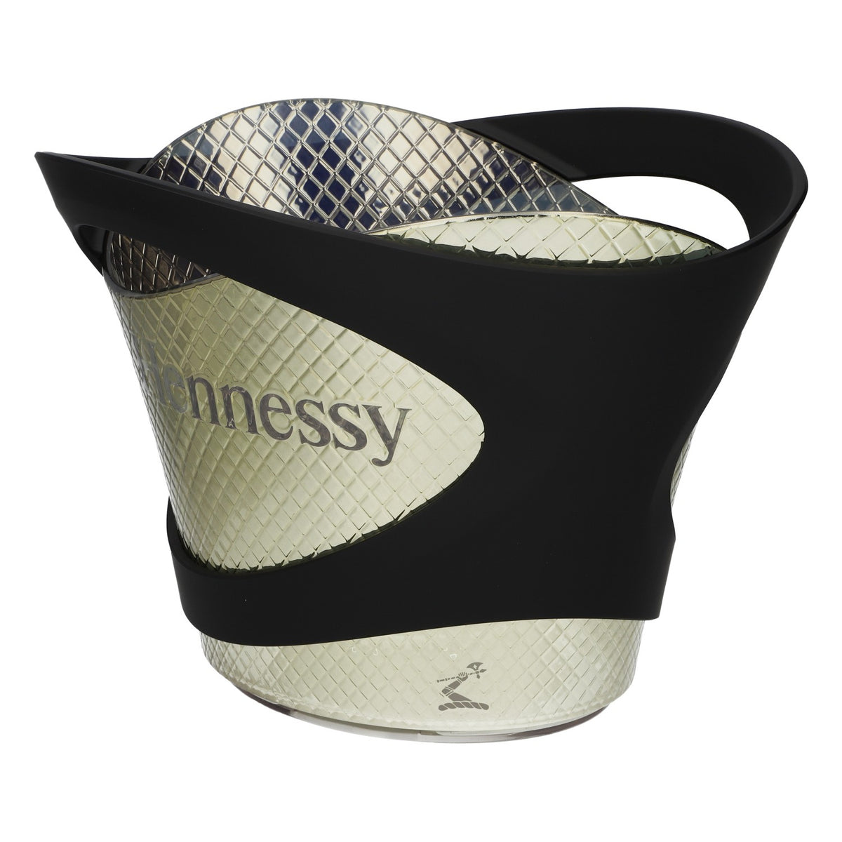 Hennessy Whiskey LED Refroidisseur Bac à glaçons Batterie rechargeable Or/Noir Grand format – Vue 4