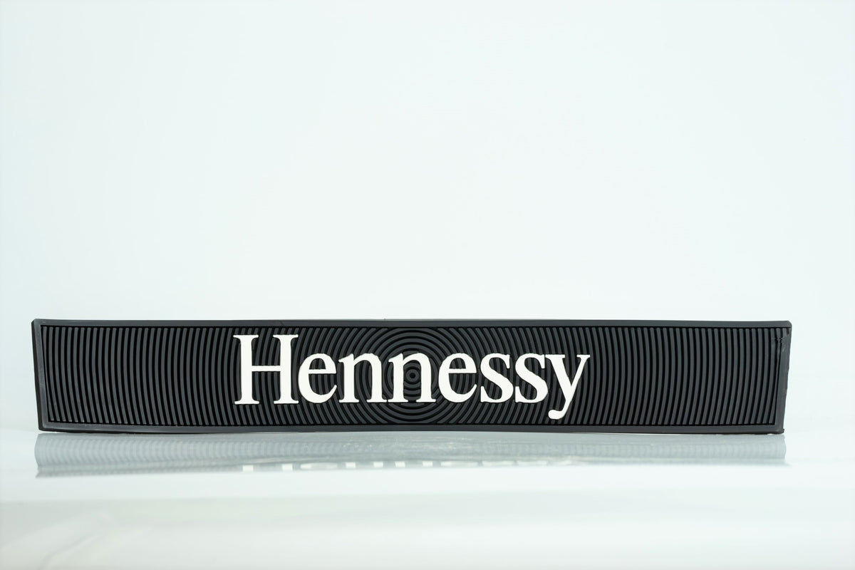 Hennessy  Tapis de bar pour whisky Tapis égouttoir Accessoires de bar noir