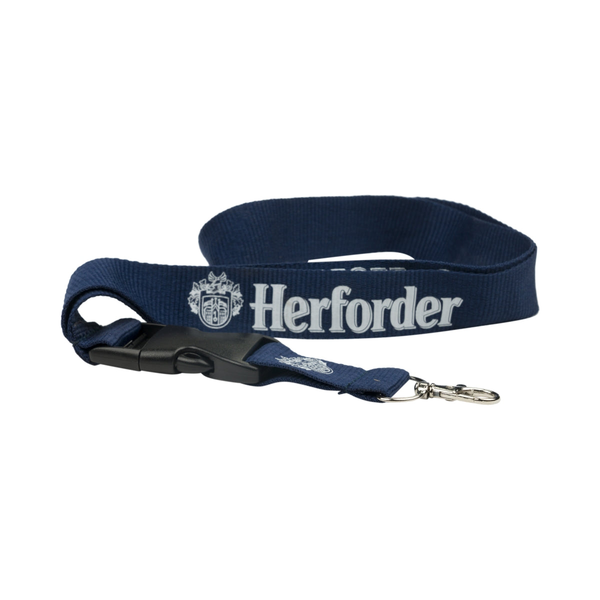 Lanière pour bière Herforder, porte-clés avec mousqueton, bleu, article pour fans – Vue 3
