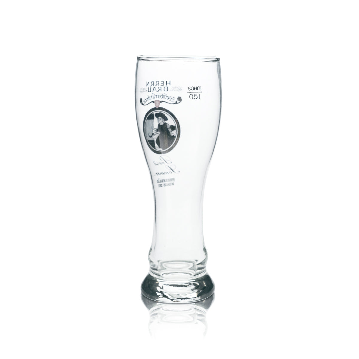 Verre à bière Herrbräu 0,5 l Hefe Weizen Verres collector Été 1989 Édition Bar – Vue 2