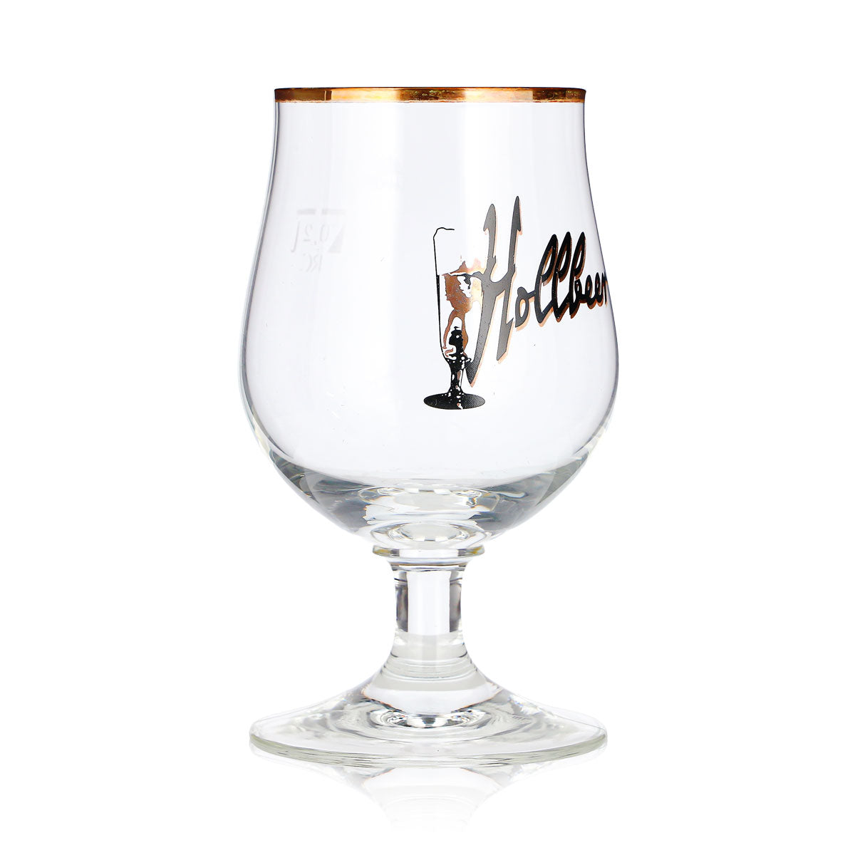 Verre à bière Hollbeer 0,2 l, forme tulipe, bord doré, Ritzenhoff – Vue 3