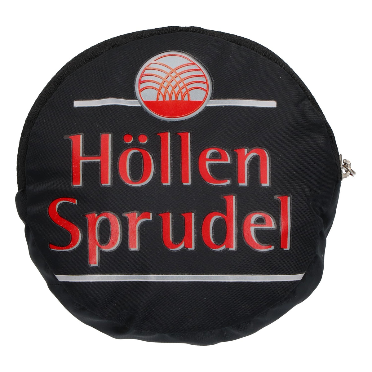 Sac de courses pliable Höllensprudel, sac cabas avec étui, rouge et noir – Vue 3