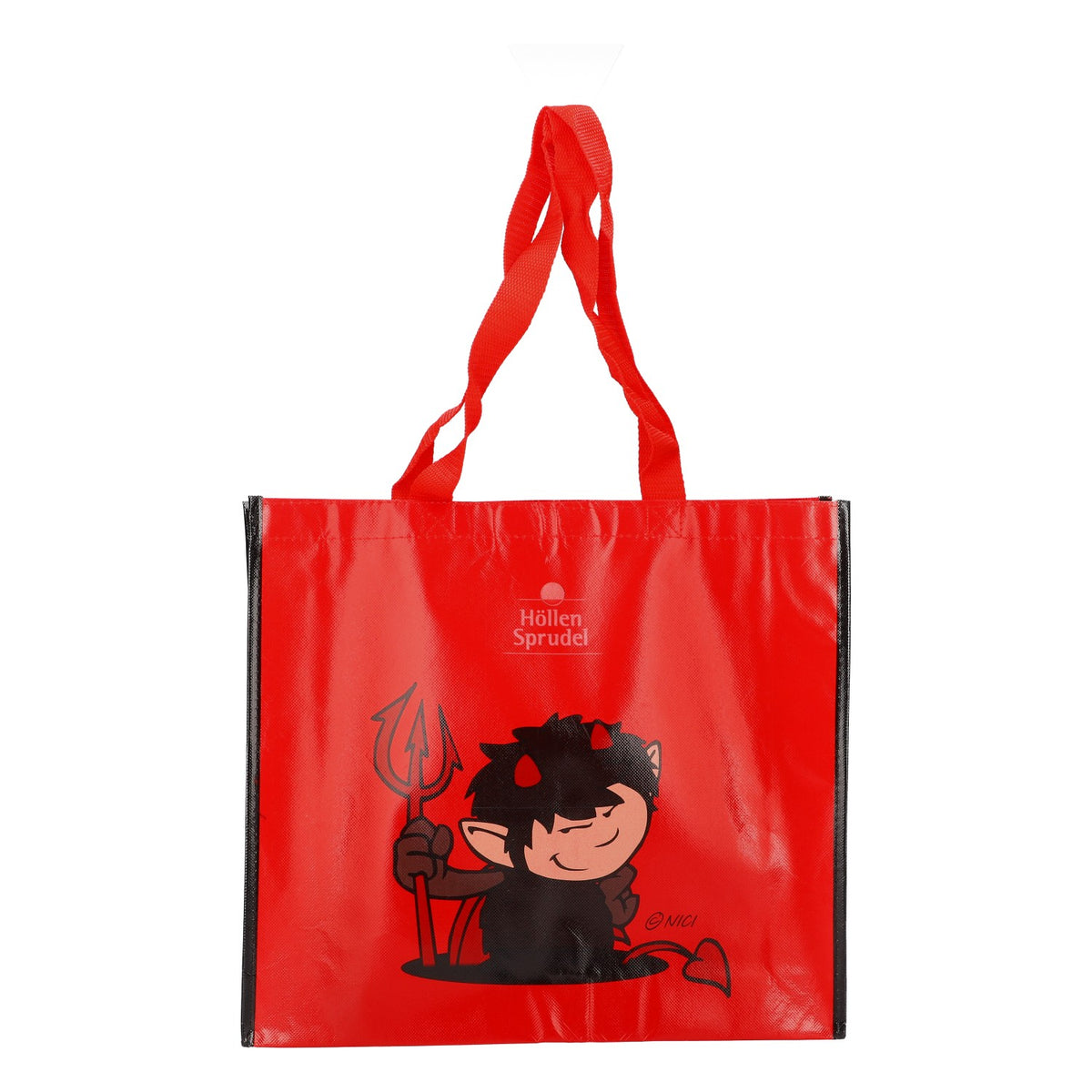 Sac de courses « Höllensprudel » Nici Devil rouge/noir - Sac en tissu - Produits dérivés
