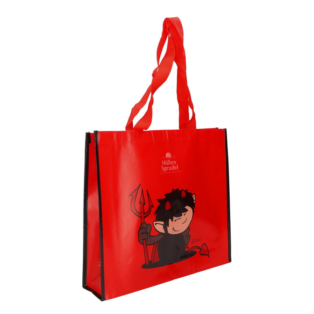 Sac de courses « Höllensprudel » Nici Devil rouge/noir - Sac en tissu - Produits dérivés – Vue 2