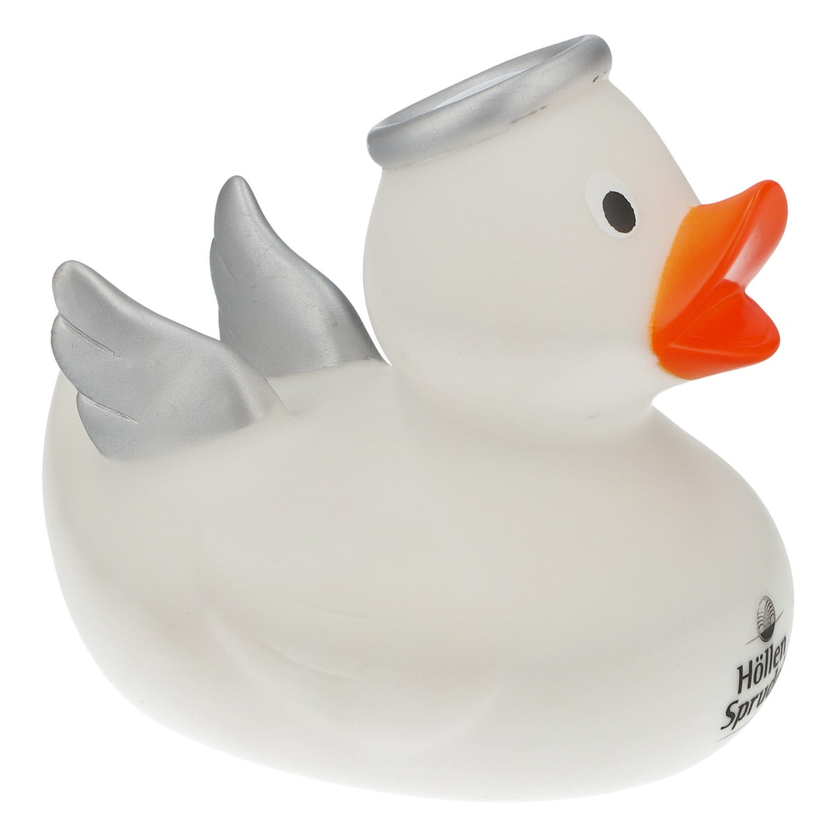 Canard en caoutchouc « Höllensprudel » - Canard de pêche blanc - Canard de collection - Canard qui couine – Vue 5