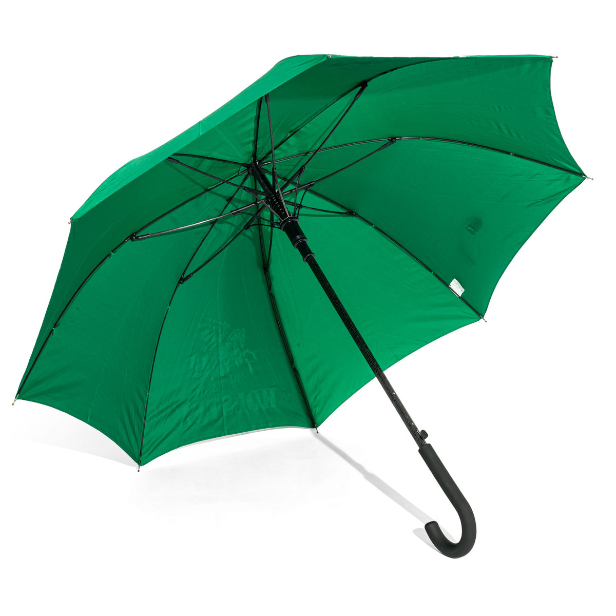 Parapluie en polyester vert « Holsten » en forme de verre à bière, à ouverture automatique, Ø 104 cm – Vue 3