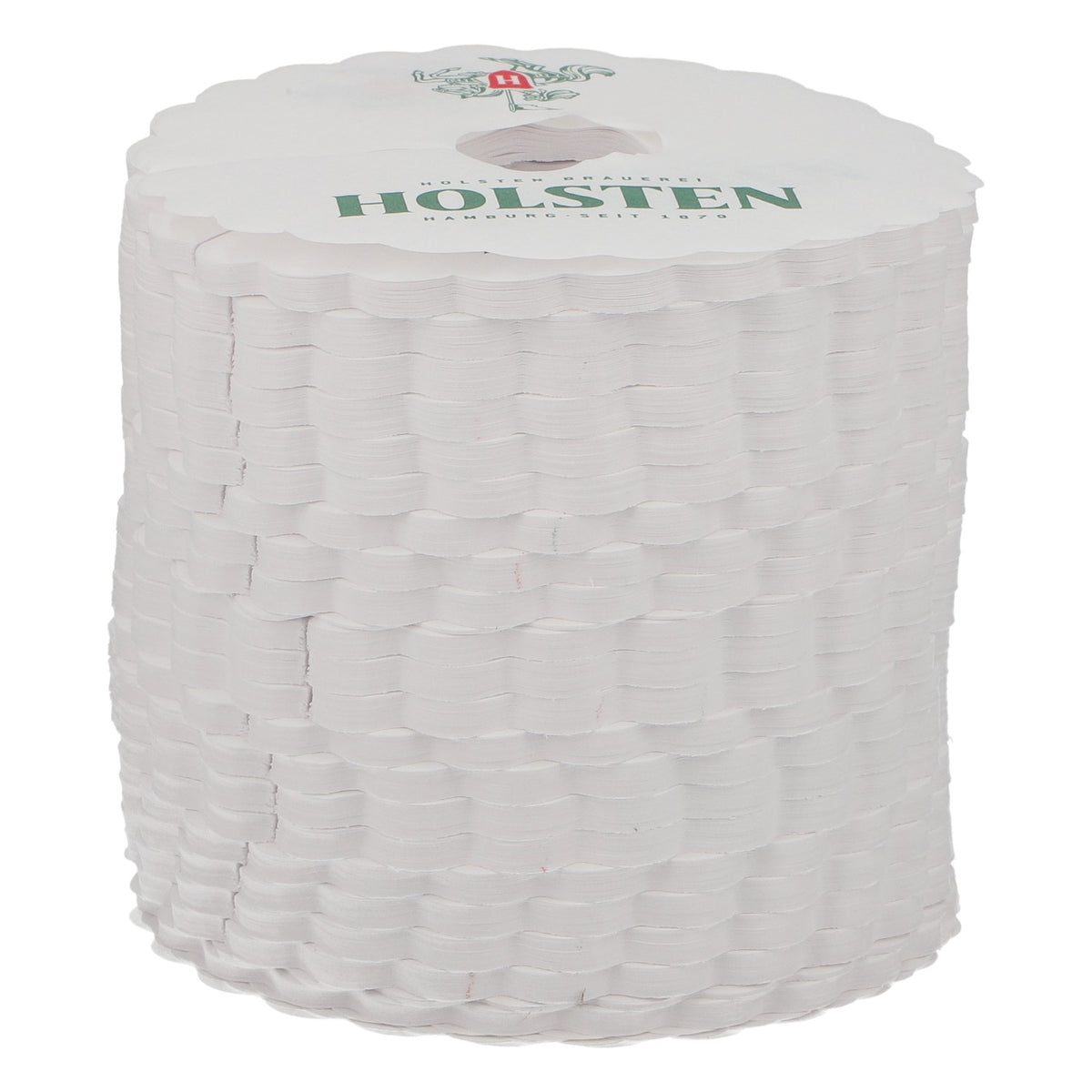 Sous-verres Holsten pour bière, napperons en papier, neufs, blancs, sous-verres de bière – Vue 2
