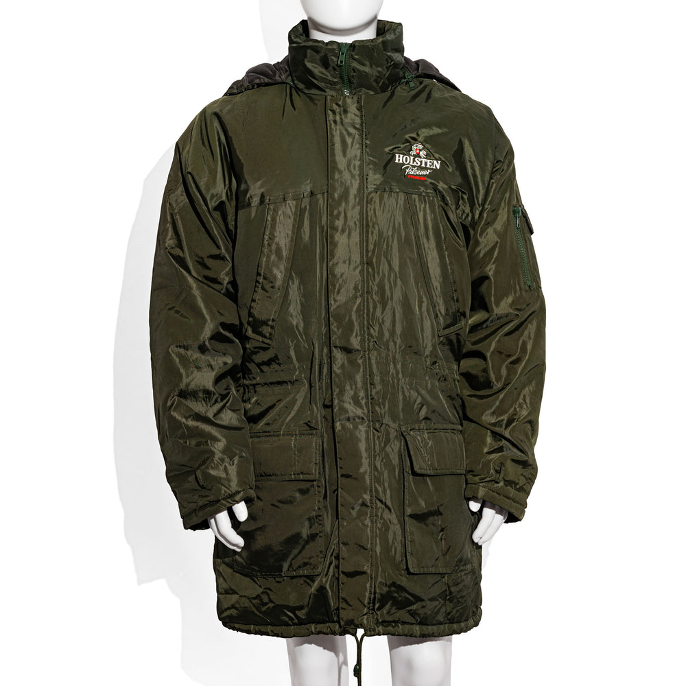 Veste fonctionnelle Holsten Pilsener Beer, veste d'hiver vert foncé, taille L