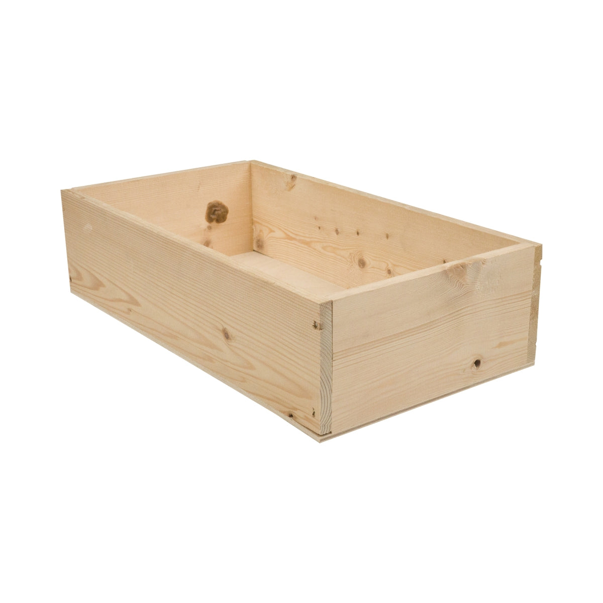 Coffret cadeau en bois Boîte décorative 33 x 18 cm Poignée en bois Corde en chanvre Bouteille de vin Cadeau – Vue 2
