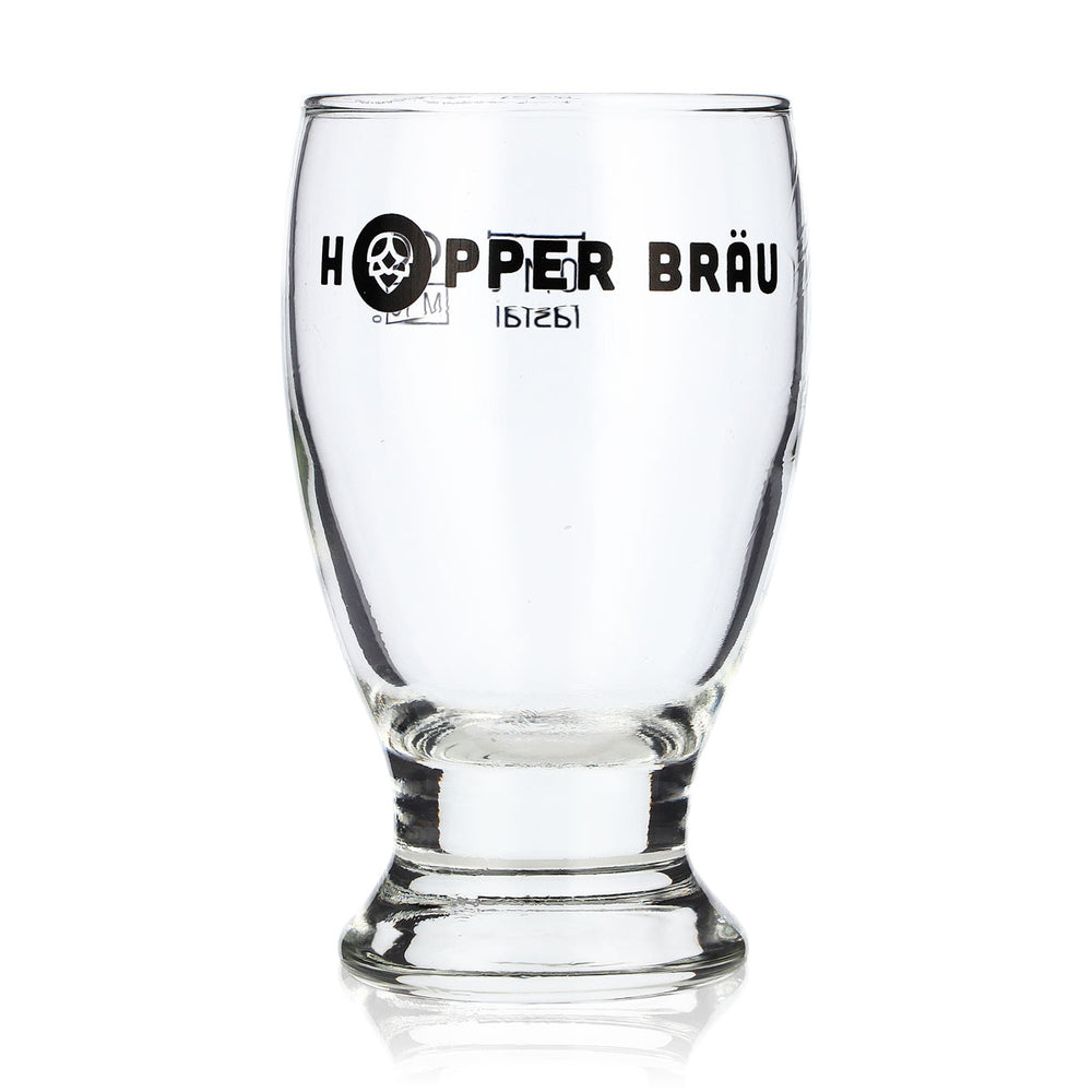 Verre à bière Hopper Bräu Stamper 0,1 l, verre à pied, mini Rastal, verre à bière, verre à pils, pinte