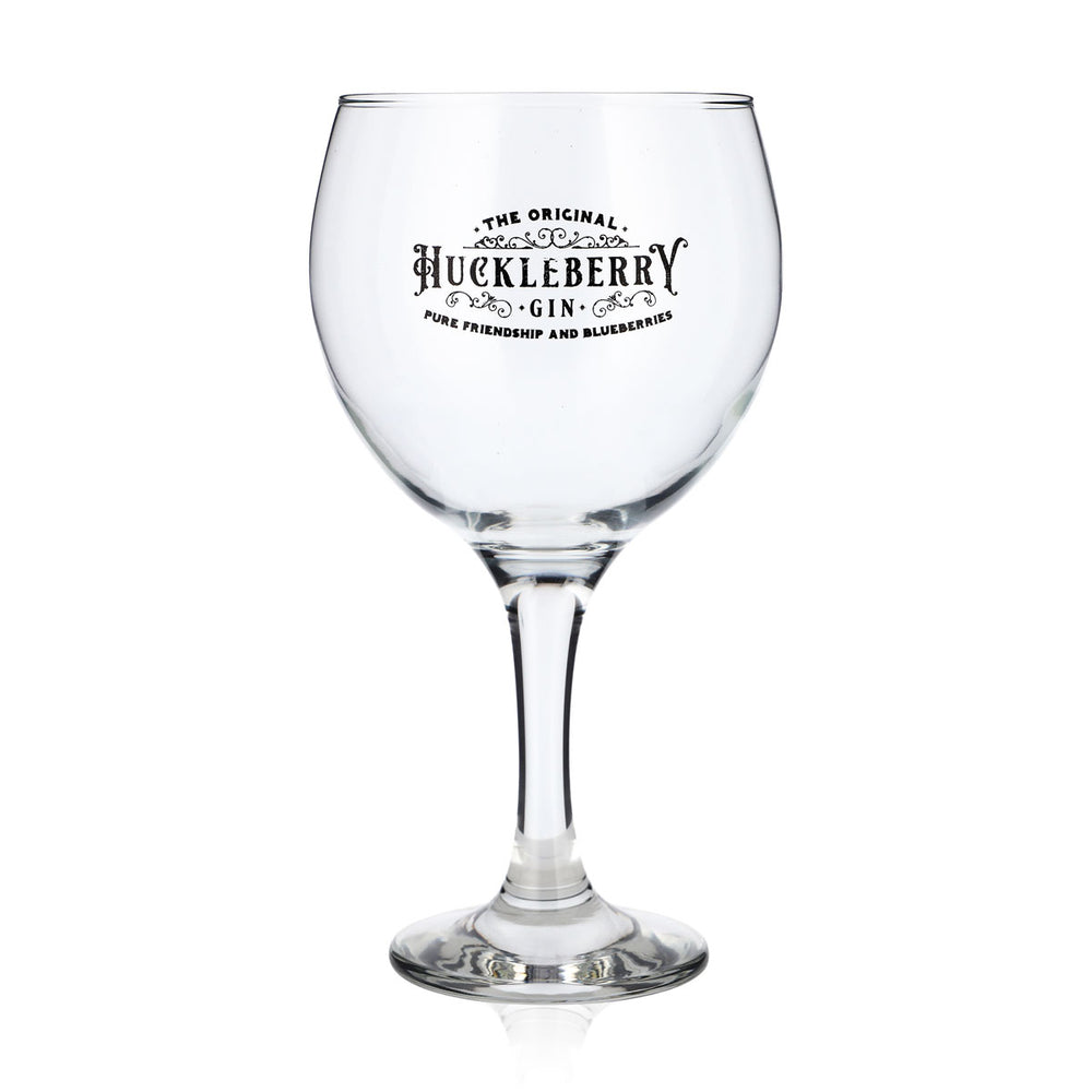 Verre à gin Huckleberry, 0,62 l, verre ballon, logo noir, verre à cognac, verre à cocktail, Copa Tonic