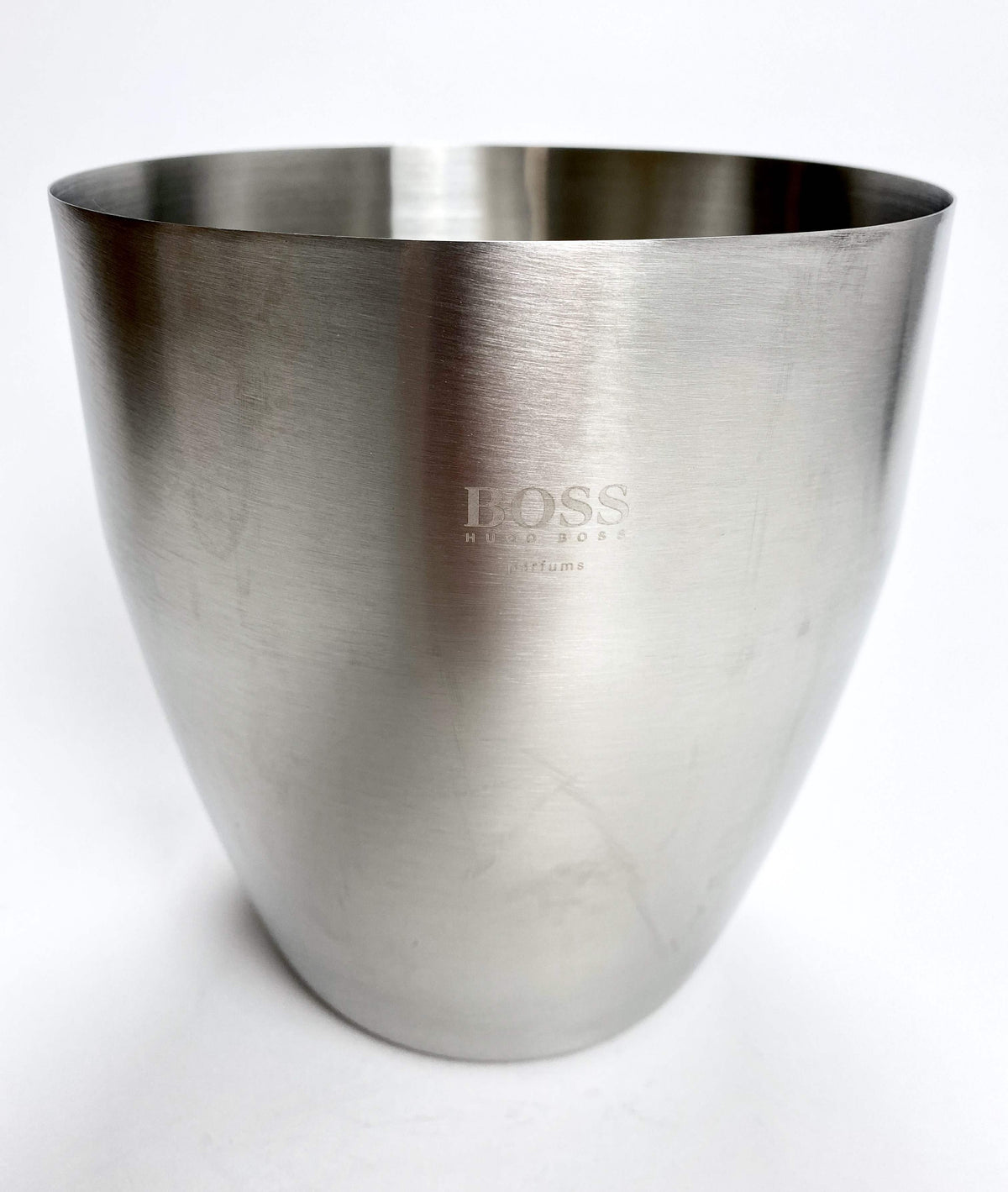 Hugo Boss Bac à glaçons en acier inoxydable Refroidisseur de bouteille Métal simple