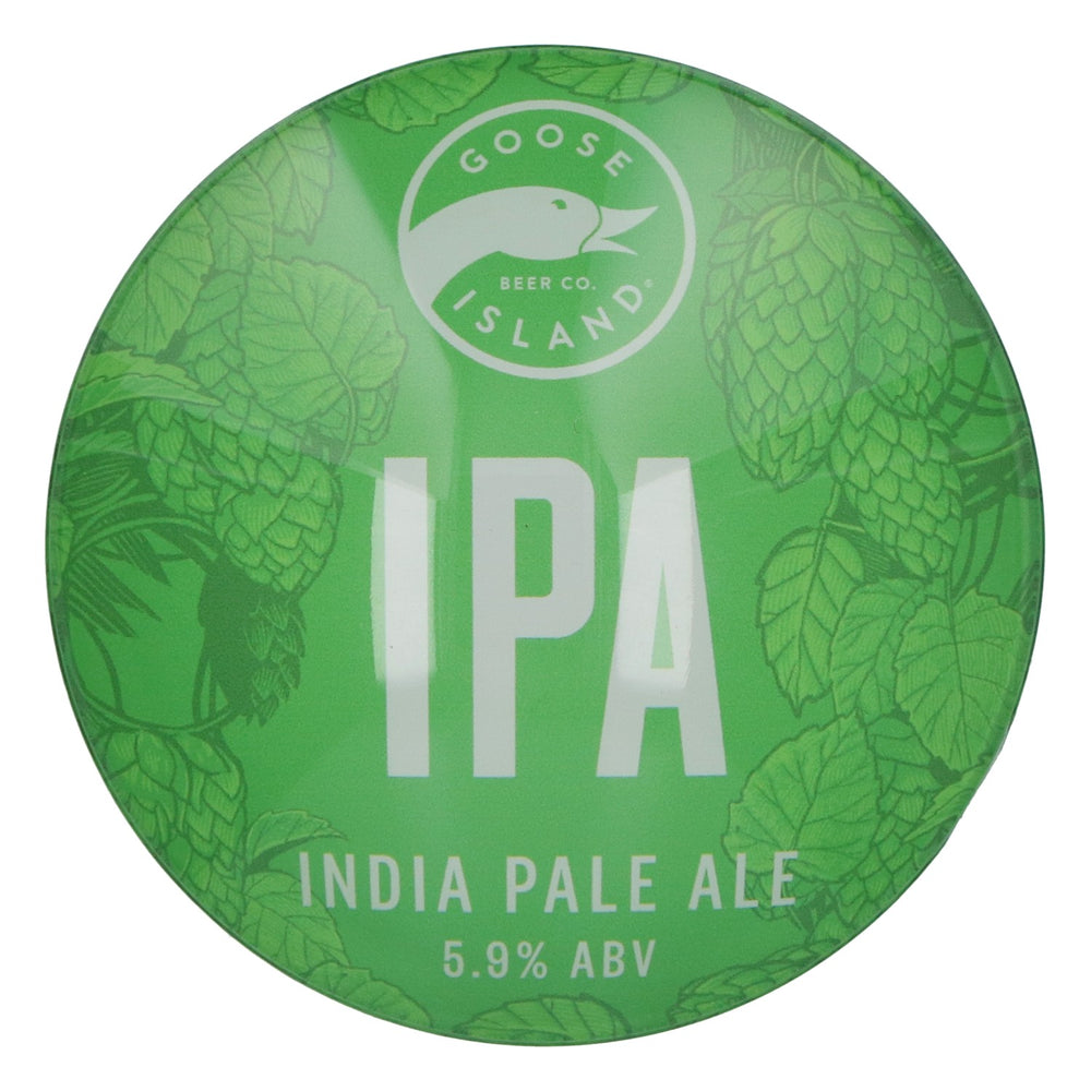 Plaque de robinet de bière « India Pale Ale » en forme de médaillon