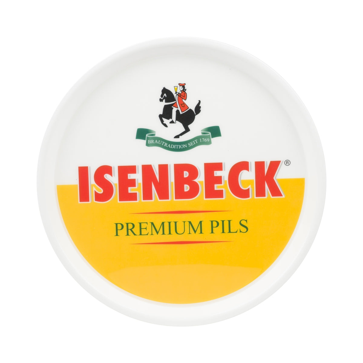 Plateau à bière Isenbeck 37 cm caoutchouté  Verres de service Traiteur Anti-dérapant
